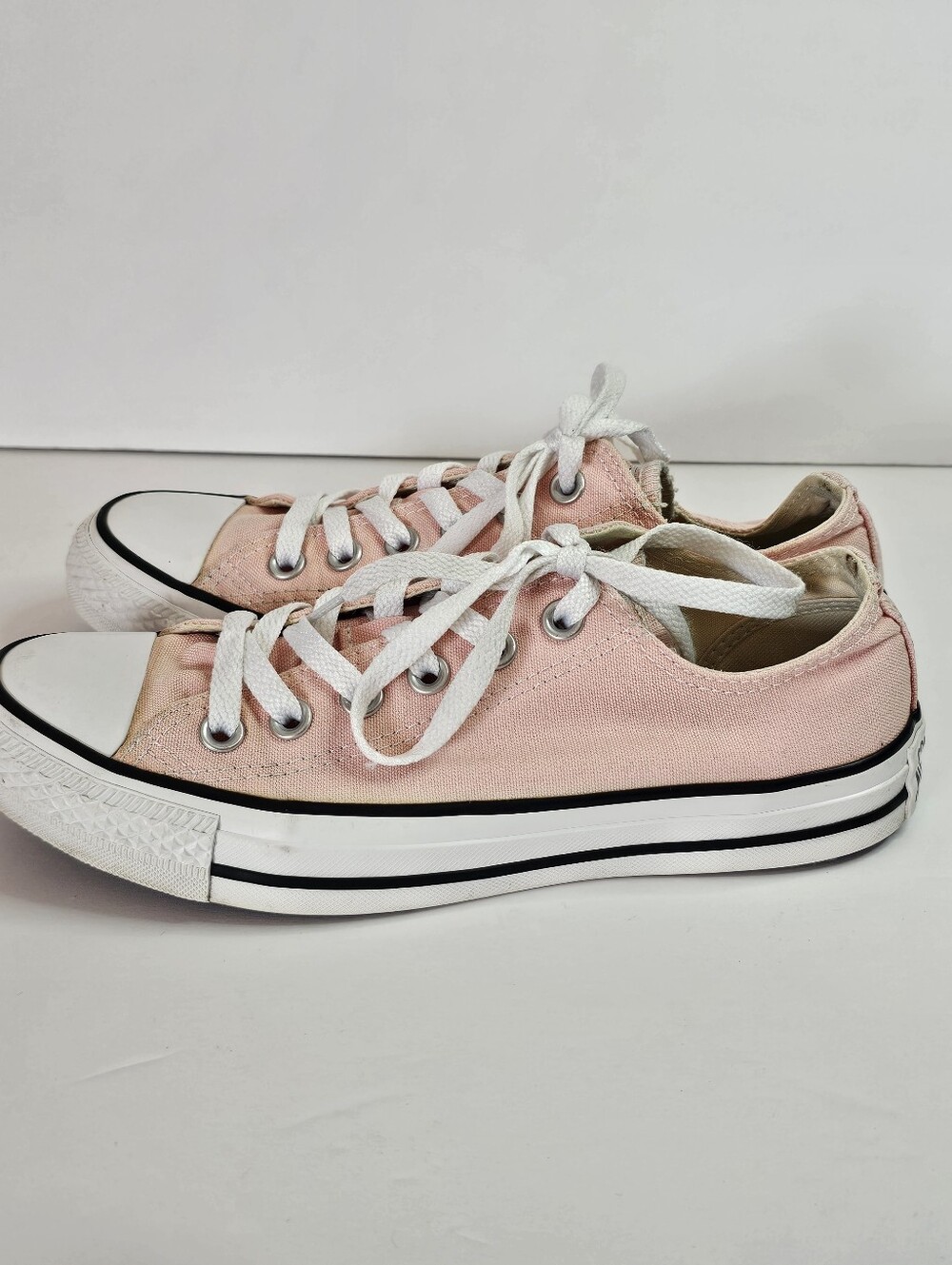 Converse All Star Low Top Chuck Taylor Sneakers Light Pink Sz 7 Streetwear - Picture 3 of 8